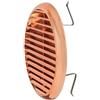 La Ventilazione TUR160RAN TUR160RAN-Y Griglia Plastica con Molle, Marrone, 175 mm, Effetto ramato, ø175 mm