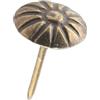 Akozon Chiodi Mobili,100pz Vintage Upholstery Nails Metallo Mobili Divano Porta Decorativo Chiodi Antichi Chiodini Tappezzeria (Daisy Nail: 11,2 * 16,6)