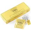 TWG Tea | Earl Grey Buddha | Tè Verde | Bergamotto e Petali di Rosa | 15 Bustine di Tè in Cotone Cucite a Mano | Set Regalo