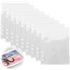 GNALIA 10 Pezzi Buste Di Plastica A5 Busta Perforata In Plastica Buste Perforate Trasparenti Busta Forata Tasche Fotografiche Raccoglitore Busta Porta Foto Per Raccoglitori A5 A 6 Anelli