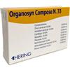 Hering - Organosyn Compose 33 Trattamento Omeopatico per Artrosi Confezione 15 Fiale