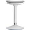 Wiltec Sgabello sit stand grigio, sgabello girevole regolabile in altezza fino a 82 cm, max 135 kg, sgabello ergonomico per casa, ufficio, officina