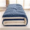 XFQZJG Materasso futon giapponese futon, pieghevole, arrotolabile, in cotone, per un giorno, portatile, per pavimento e divano letto