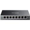 TP-Link Omada ES208GP switch di rete Gestito L2 Gigabit Ethernet (10/100/1000) Supporto Power over Ethernet (PoE) DIN rail Nero
