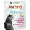 Almo Nature HFC Hydration Help Monoproteico in brodo 50 gr Filetti di Salmone - confezione da 24 pezzi - Cibo umido per gatti - 1° ORDINE? 20% di sconto SU BRAND ESCLUSIVI, codice BZR20
