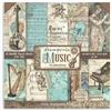 Blocco di Carte Scrap Music cm 20 X 20