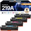 VIPGOOD 219A Cartucce toner Compatibile per HP 219X 219A Toner per HP Color Laserjet Pro MFP 3302FDWG 3302SDWG 3302FDNG 3202DW 3302FDW 3302SDW 3302FDN 3202DN (1Nero 1Ciano 1Giallo 1Magenta, 4-Pack)