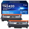 VIPGOOD TN2420 TN2410 Toner Con Chip Compatibile per Brother TN 2420 TN-2410 per MFC-L2710DW MFC-L2710DN L2730DW L2750DW DCP-L2510D L2530DW HL-L2375DW L2310D L2350DW L2370DN (Nero, 2-Pack)