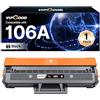 VIPGOOD 106A W1106A Toner con Chip Compatibile per HP 106A W1106A Cartuccia Toner per Laser MFP 137fnw 137fwg 135a 135r 135w 135wg 107w 107a 107r (Nero, 1-Pack)