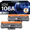 VIPGOOD 106A Toner con chip Compatibile per HP 106A W1106A Cartucce Toner per Laser 107w 107a 107r per MFP 137fnw 137fwg 135a 135r 135w 135wg (Nero, 2-Pack)