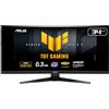 ASUS TUF Gaming VG34WQ5A, Monitor Gaming Curvo Serie 5 da 34 WQHD Fast VA (3440x1440), 0,5ms (GTG), Doppia Modalità (WQHD 200Hz or HD 400Hz), ELMB SYNC, DisplayWidget Center, Gaming AI, Nero