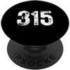 Area Code Tees 315 Prefisso Syracuse NY Telefono Mobile 315 PopSockets PopGrip Adesivo