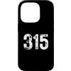 Area Code Tees Custodia per iPhone 14 Pro 315 Prefisso Syracuse NY Telefono Mobile 315