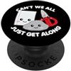 Detour Shirts Rock Paper Forbici non possiamo tutti andare avanti divertente scuro PopSockets PopGrip Adesivo