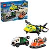 LEGO 60505 - CITY GREAT VEHICLES - REMIX AEREO, CAMION DI SERVIZIO E HOVERCRAFT