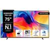 SAMSUNG - TV Mini LED, SMART TV, 75 ', Mini LED, Processore Mini LED Processor 4K, Titan Black, Classe F