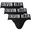 Calvin Klein Jeans Calvin Klein Hip Brief 3Pk Slip Cotone Neri Elastico Alto Uomo