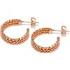 Vestopazzo Micro Rose Gold Orecchini Semicerchi Piccoli Luminosi