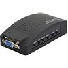 Akozon CCTV Telecamera BNC, Adattatore convertitore video S a VGA HD Composito S-Video per Computer PC Monitor EU Plug in LCD Out