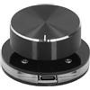 Goshyda Manopola di Controllo del Volume USB, Controllo del Volume del Volume per Altoparlanti per PC Audio Volume Esterno Manopola di Controllo con Luce RGB, Controller di Volume per