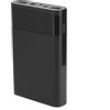 Akozon Scatola Caricabatteria, KA4 ABS di Alta qualità 4 X Portatile Fai-da-te Normale Power Bank Universale 4x18650 Power Banks Saldatura Kit Custodia Mobile per Banca di