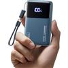 INIU Power Bank, 22,5W 10000mAh Ultra Sottile & Leggero Ricarica Rapida Powerbank, Caricatore Portatile Lunga Durata per iPhone 16 15 14 13 12 Samsung S24 S23 S22 Xiaomi Huawei iPad Pro, Blu