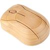 Akozon Mouse Ottico Wireless in bambù da 2,4 GHz - PC Portatile in Legno di Legno - Silenzioso e Resistente - Adatto a - Interfaccia USB - Distanza Operativa 10 M