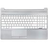 new net - Top Case Palmrest Compatibile con HP 15-dw0120nl, 15-dw0122nl, 15-dw0123nl, 15-dw0124nl, 15-dw0125nl, 15-dw0129nl, 15-dw0133nl [Colore Argento - Senza touchpad - Italiana]