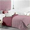 FRATELLI ZAMBETTI - Trapunta Matrimoniale Bicolore Zephyr e Orchidea 250x250 cm