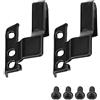 Akozon Adattatore spazzole tergicristallo universale kit montaggio braccio lama parabrezza metallo nero 2 set sostituzione diretta auto