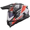 LS2, Casco Moto Cross PIONEER II BLOCK Grey Red, L