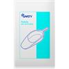 SAFETY SpA Safety Padella In Plastica Bianca, 1 Pezzo - Dispositivo Raccolta Feci, Manico Anatomico e Antiscivolo