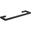 Lineabeta Porta asciugamani Grela in acciaio nero opaco L.40 cm