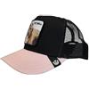 Goorin Bros. Cappello The Pit Bull Dog Trucker cap Misto Poliestere Nero/Rosa Unisex