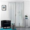 Douceur d'intérieur Coppia diritta passaggio asta 2 x 70 x 200 cm vela sabbia applique filiana bianca