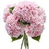 Yatim Fiori artificiali di ortensia rosa da 21 pollici, 5 fiori di seta di ortensia falsi per matrimoni centrotavola bouquet decorazioni floreali fai da te decorazioni per la casa con steli