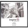 Hampton Frames Cornice 30x30 cm nera per poster, foto, certificati | Acrilico frontale, retro con clip girevoli | Montaggio a parete orizzontale o verticale