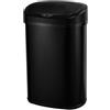 Kitchen Move Majestic Pattumiera Automatica da Cucina, 58 l, Grande capacità, in Acciaio Inox, con reggiatura, Nero Opaco