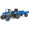 Dolu Trattore con rimorchio - Pedale, blu