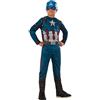 Rubie's Rubies - Costume Classico da Capitan America in Civil War, L (8 - 10 anni)