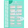 Essence Cosmetics essence what the fake! PRESS-ON NAILS set manicure, lunga durata, correttore, asciugatura rapida, naturale, lucida (28pcs)