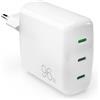 PURO Caricabatterie Da Parete Minipro 96W Tecnologia GAN: 3 Porte USB-C