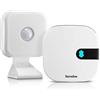 Sensibo Air & Room Sensor Bundle - Monitor per stanze efficiente per rilevare attività stanza, Auto On/Off risparmio ener. Google, Alexa, Apple HomeKit & Siri Ready. Funz. con qualsiasi condizionatore