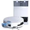 ECOVACS DEEBOT X8 OMNI Robot Aspirapolvere Lavapavimenti con Stazione Auto-Pulente, 18000Pa, Spazzola OZMO ROLLER Auto-Lavaggio Mocio Istantaneo con Acqua Calda a 75℃, Asciugatura Aria Calda, Bianco