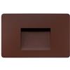 BENEITO FAURE Beneito & Faure - Lampada da parete a LED da incasso Mis Sq 3W IP65 con interruttore 2700K/3200K/4000K Corten