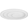 Eglo Palagiano 1 - Plafoniera LED, lampada da soffitto rotonda, in metallo e plastica in bianco, colore luce bianco neutro, Ø 48 cm