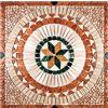 BANI MOSAICI Rosone Mosaico marmo cm 80 x 80 x 0,8 su rete per pavimenti