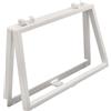 prime-line Products PL 14700 wicket, 6 - 1/20,3 cm x 10 - 1/20,3 cm in plastica bianca