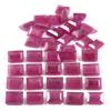 100.00% Naturale Rosso Burma Rubino Smeraldo Taglio Forma Loose 7x5MM Gemma Lot