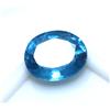 4.70 CT Naturale Babbo Natale Maria Blu Acquamarina Taglio Ovale Certificato